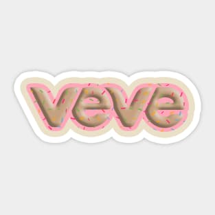 Veve Sprinkle Logo - Dolce Inspired Sticker